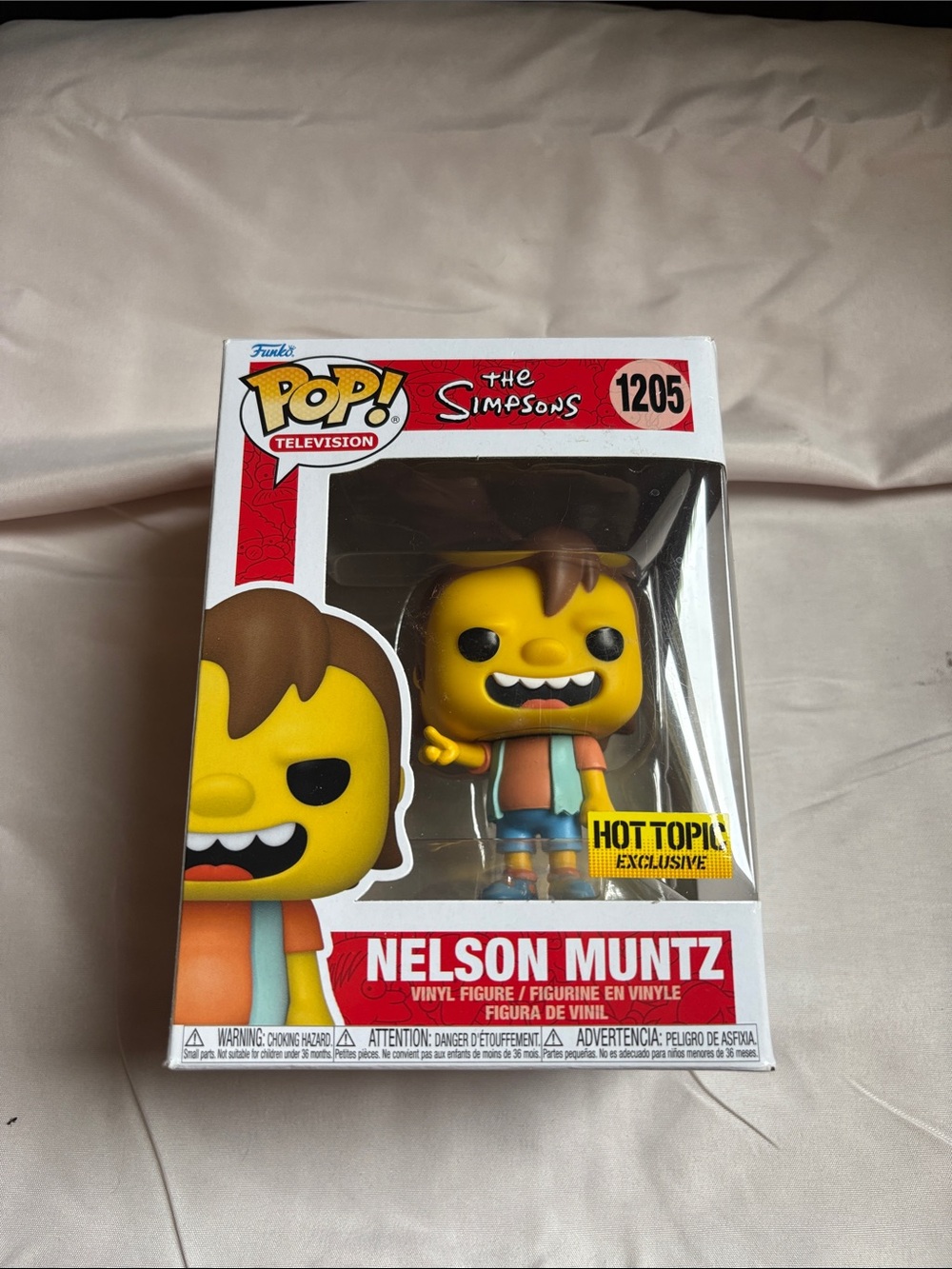 NEW Funko Nelson Muntz Pop! Vinyl Figure - Yellow, Brown, Orange, Blue
